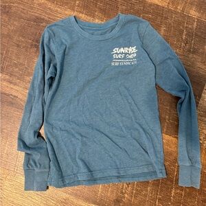 Boys' Blue Long-Sleeve Tee